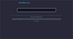 Desktop Screenshot of daruliftaa.org